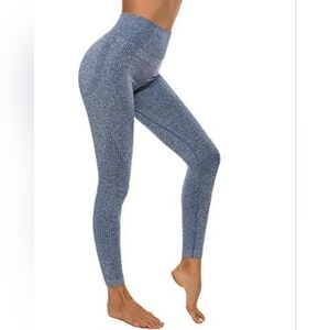 Gymshark High-Waisted Blue Leggings